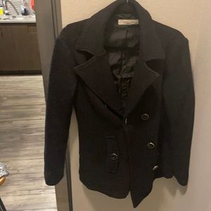 Size Small - black pea coat